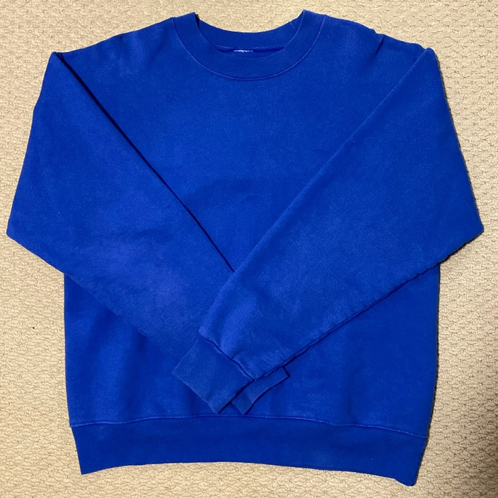 Royal Blue Vintage Crewneck Sweater